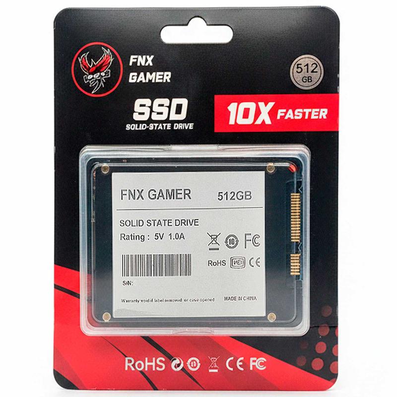 SSD FNX Gamer 512GB, 2,5